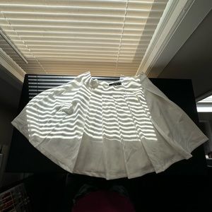 AKIRA white tennis skirt